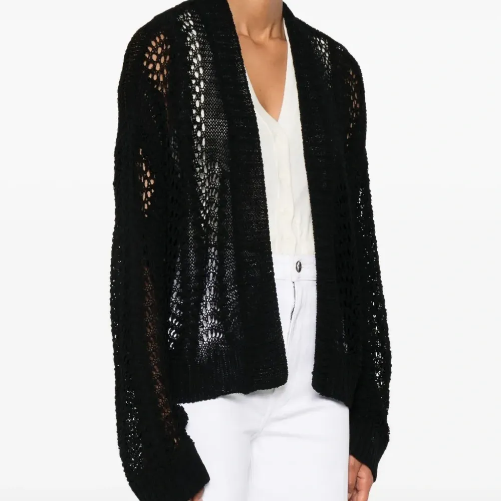 Кардиган рыхлой вязки