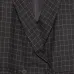 Двубортный пиджак в клетку
