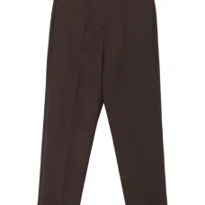 Шерстяные брюки со складками