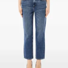 Джинсы с нашивкой-логотипом