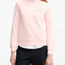 Свитшот с вышитым логотипом