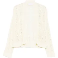 Ажурный кардиган без застежки