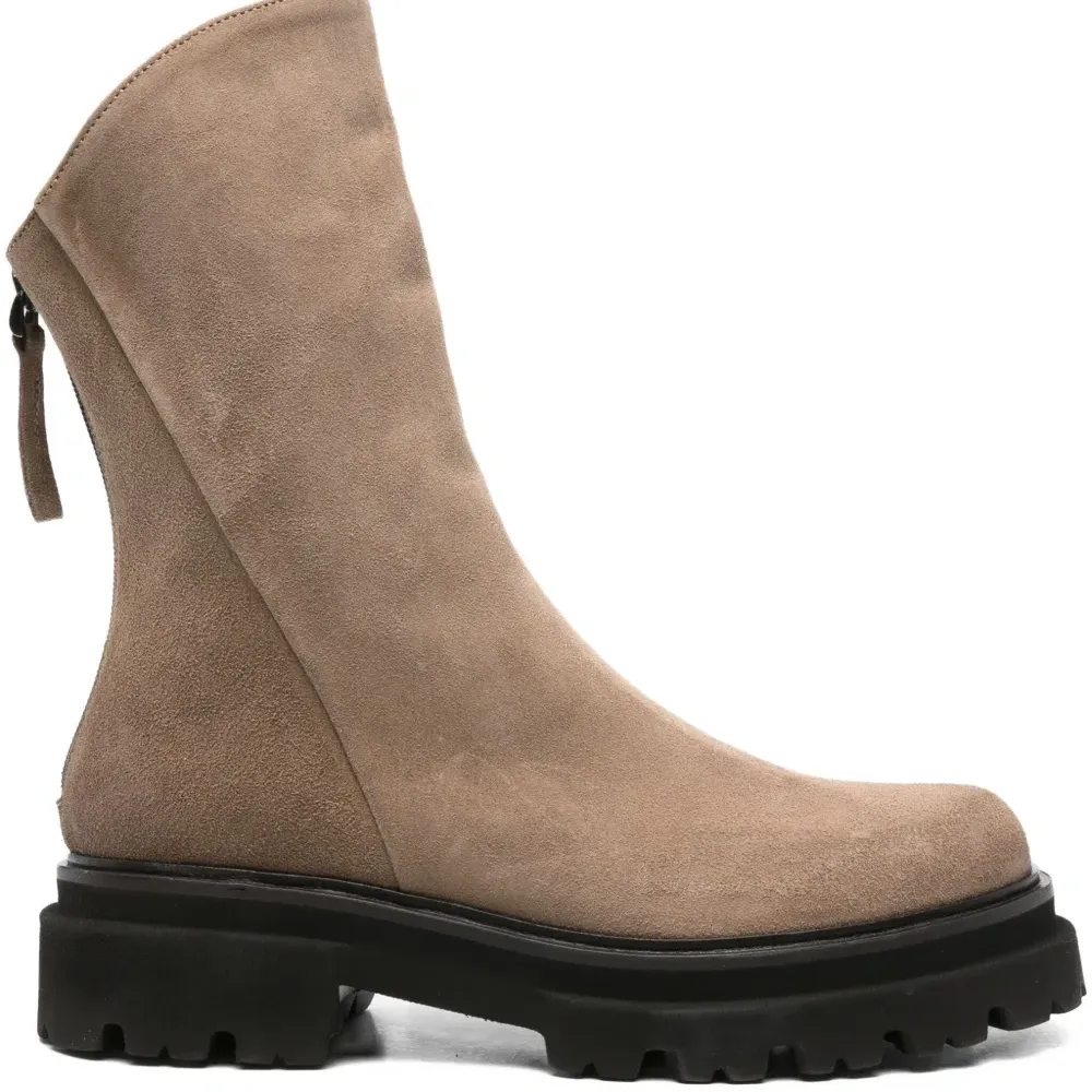 Ботинки с молнией