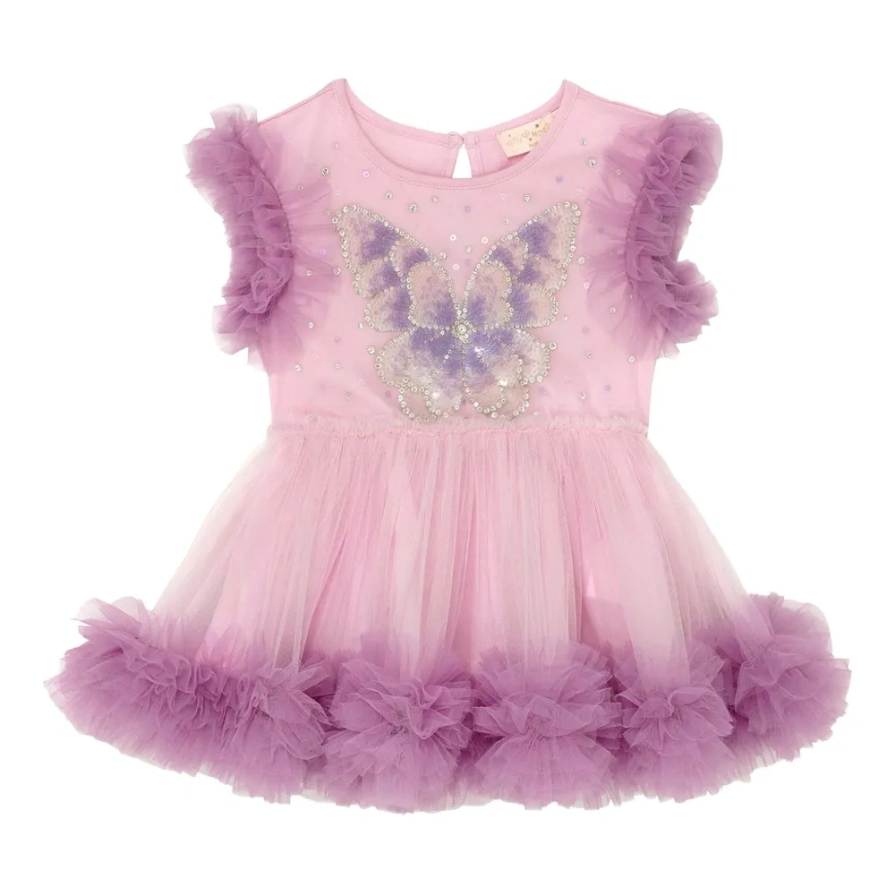 Платье Pretty Papillon с оборками и пайетками