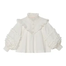 Блузка Prairie с высоким воротником и оборками