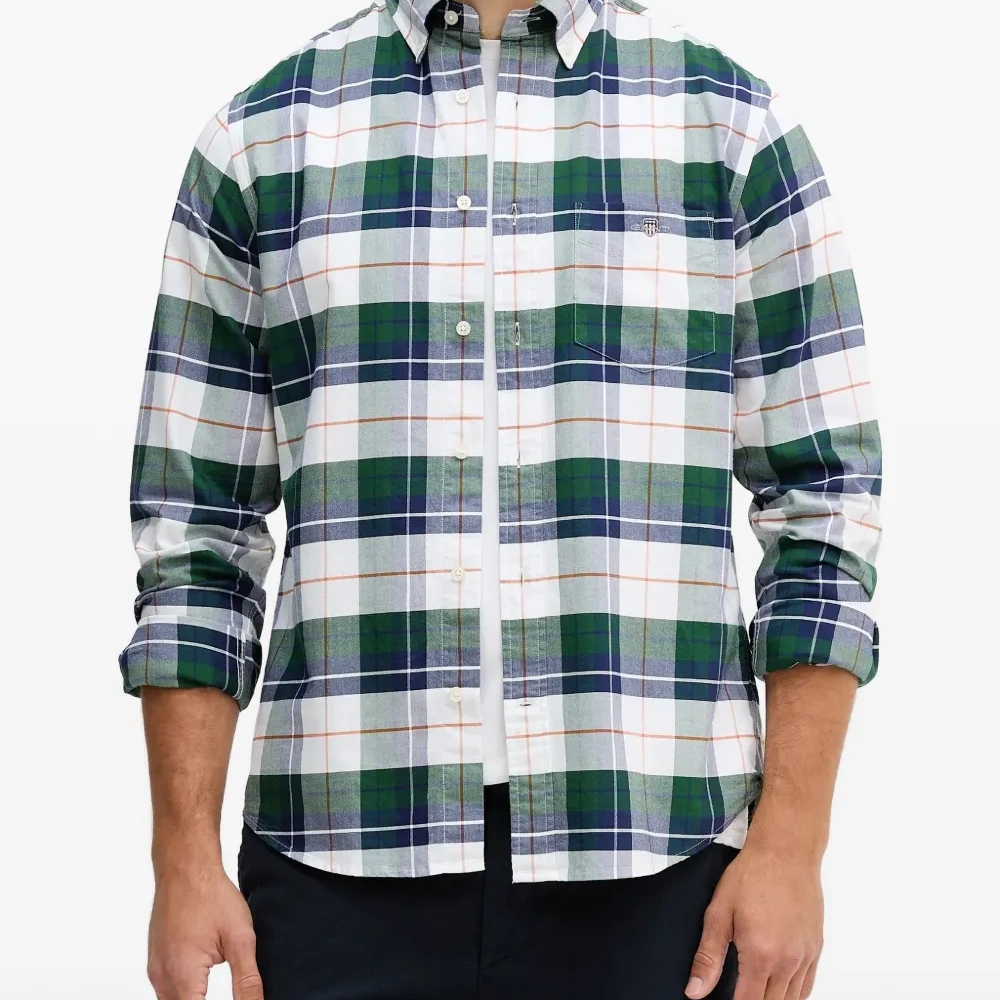 Рубашка Оксфорд в клетку