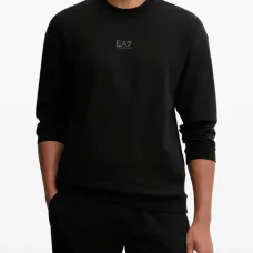 Толстовка с круглым вырезом и логотипом