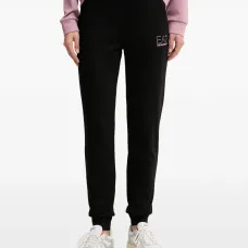 Спортивные брюки с эластичным поясом и логотипом