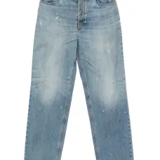 Джинсы с эффектом разбрызганной краски