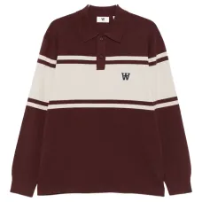 Полосатая рубашка поло WWCurt с длинными рукавами