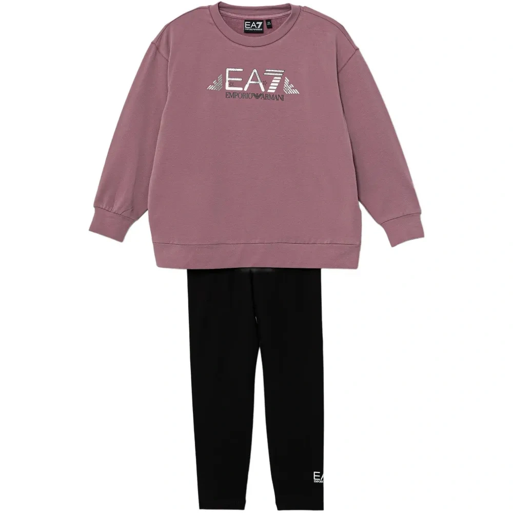 Комплект из леггинсов с фирменным принтом