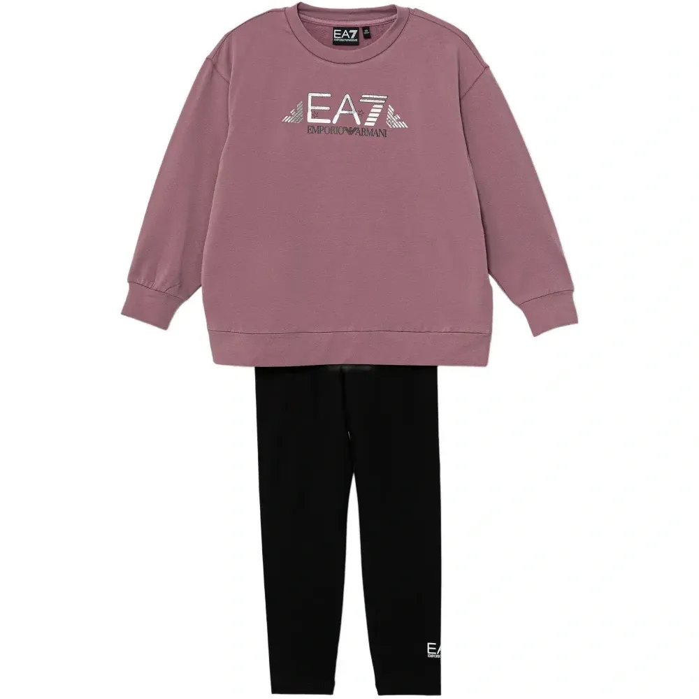 Комплект из леггинсов с фирменным принтом