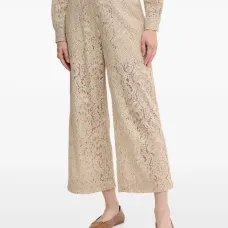 Брюки с кружевом Брюки с кружевом