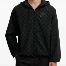 Куртка с капюшоном и узором