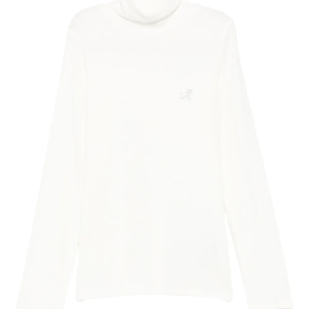 Декорированная толстовка с высоким воротником