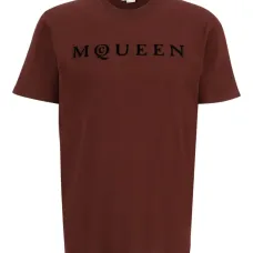 Футболка маддер с флокированным логотипом