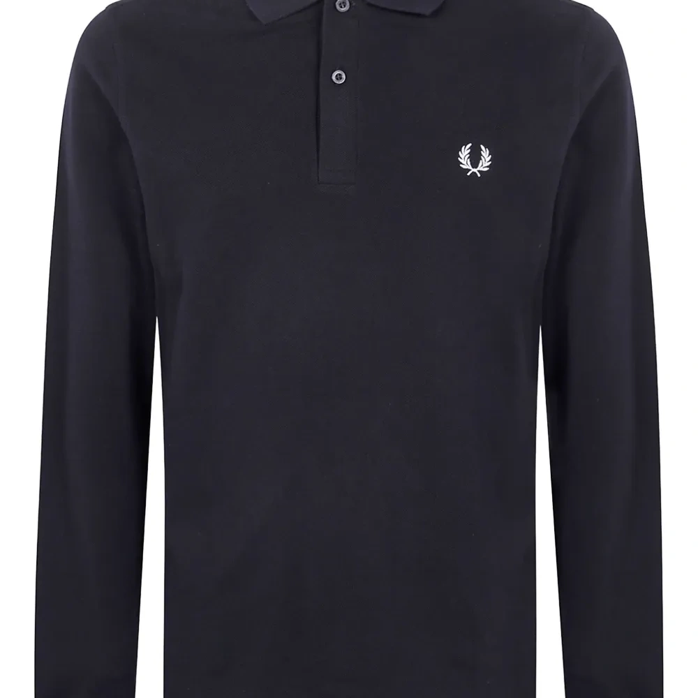 Рубашка поло с длинными рукавами и логотипом