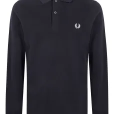 Рубашка поло с длинными рукавами и логотипом