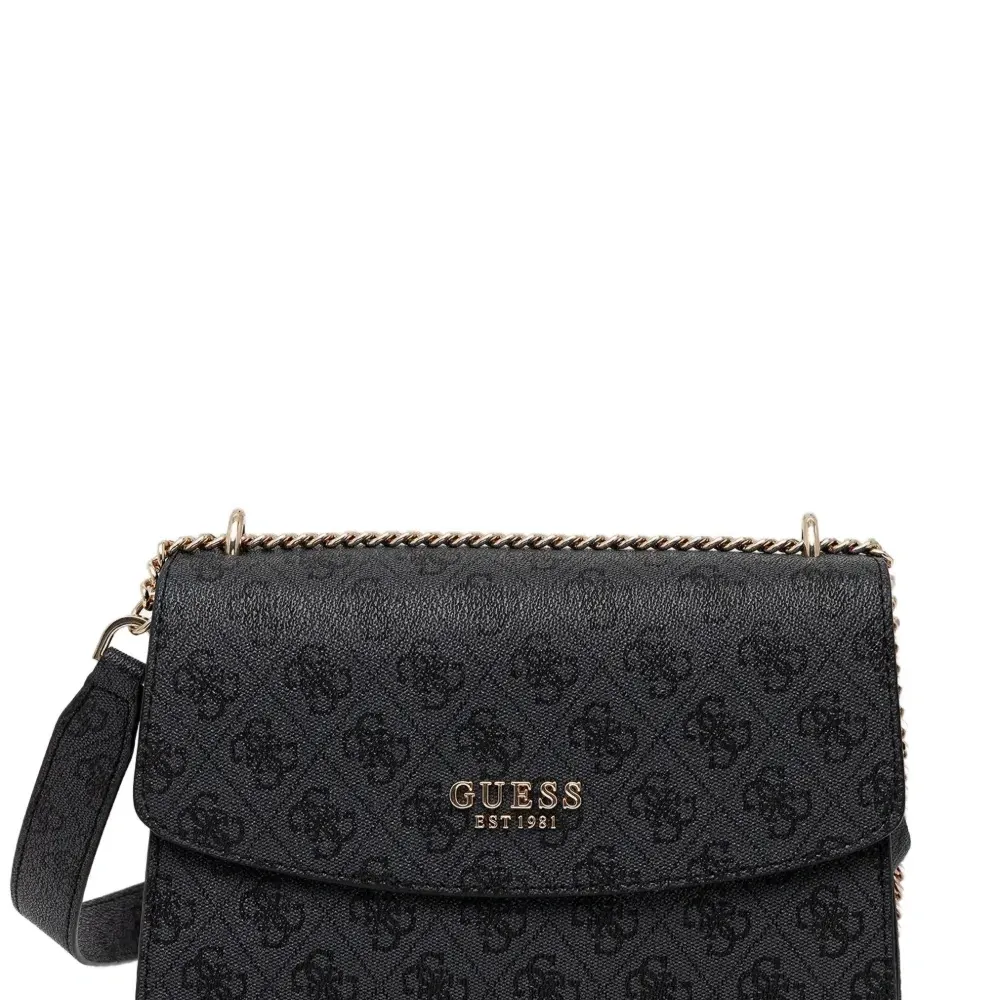 Сумка-сэтчел с цепочкой и логотипом