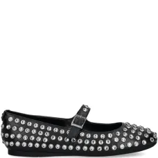 Балетки с заклёпками и пряжкой Балетки с заклёпками и пряжкой