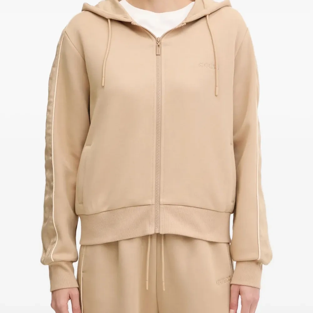 Худи на молнии со вставками