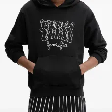 Худи с графическим принтом и капюшоном