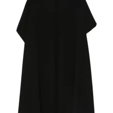 Юбка миди асимметричного кроя со складками