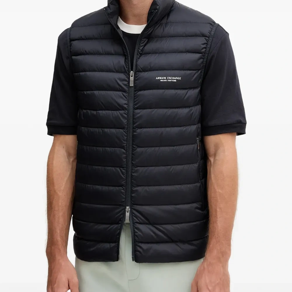 Стеганый жилет на молнии