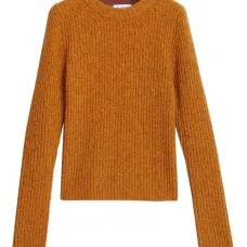 Свитер Talena из шерсти мериноса в рубчик