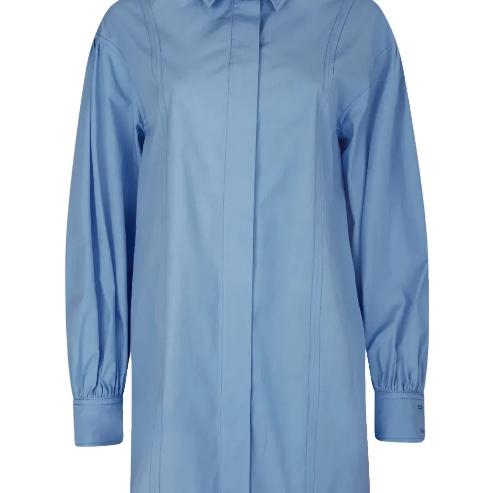 Платье-рубашка мини Zena с объемными рукавами