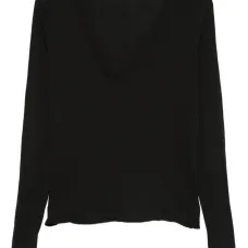 Футболка с V-образным вырезом и длинными рукавами Футболка с V-образным вырезом и длинными рукавами