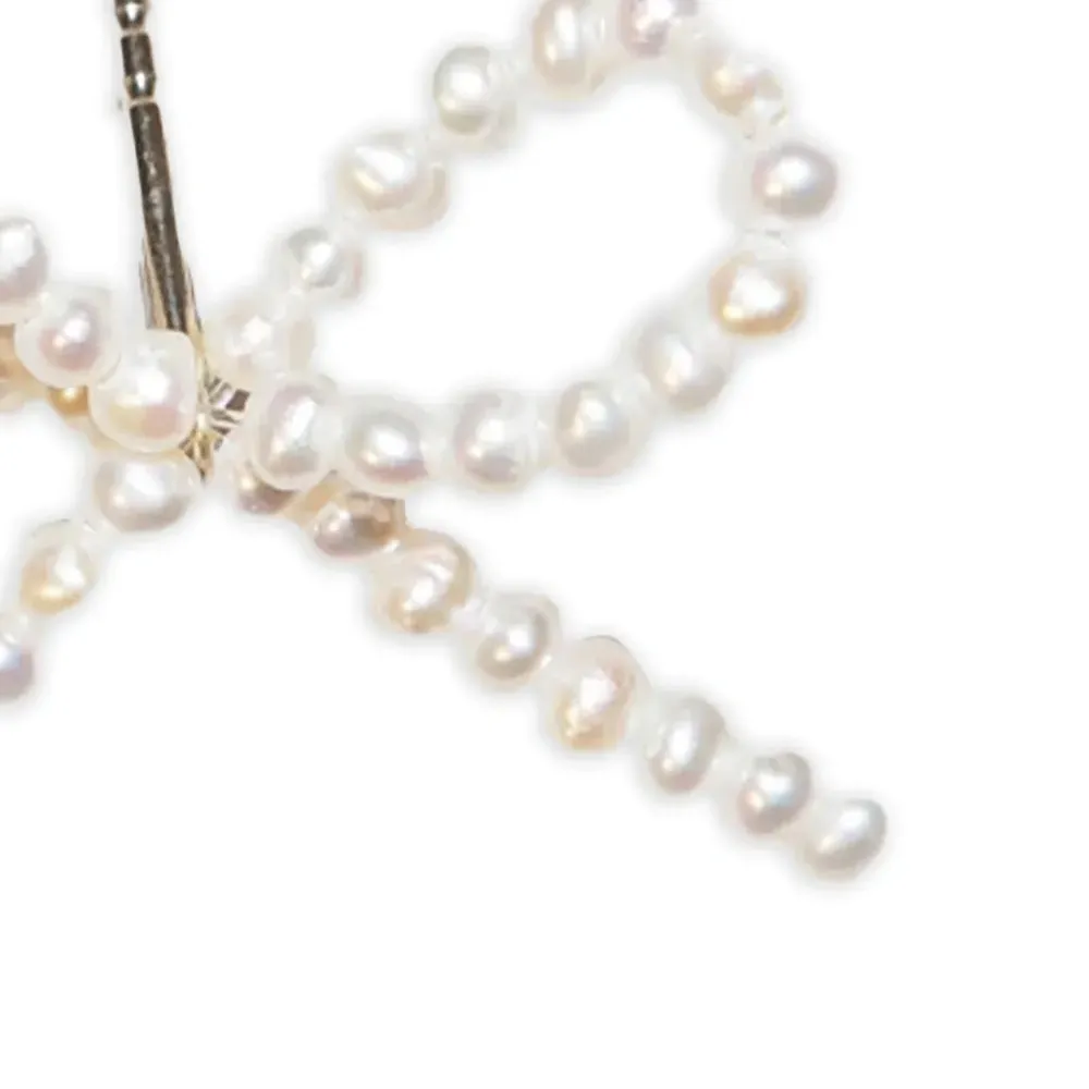 Серьга-гвоздик с жемчугом