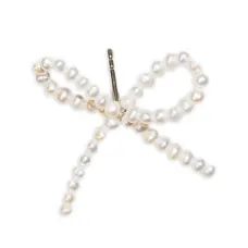 Серьга-гвоздик с жемчугом