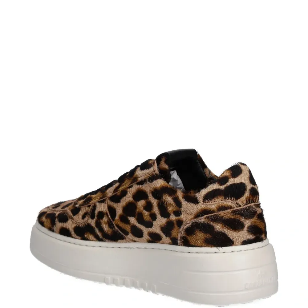 Кроссовки с леопардовым принтом