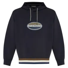 Худи с вышитым логотипом