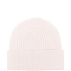 Кашемировая шапка бини в рубчик