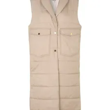 Длинный стеганый жилет Diona Длинный стеганый жилет Diona