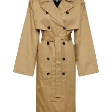 Двубортный тренч Mia с поясом Двубортный тренч Mia с поясом