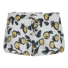 Пижамные шорты Audrey с оборками и принтом