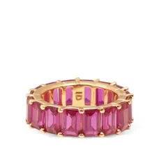 Кольцо прямоугольной формы