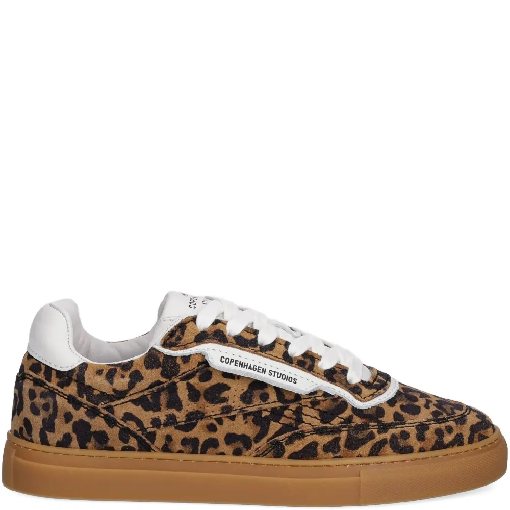 Кроссовки с леопардовым принтом