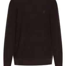 Свитер в рубчик с круглым вырезом