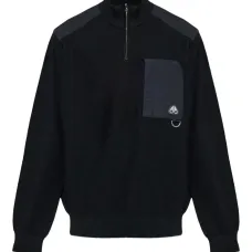 Свитер с воротником на молнии