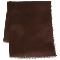 Кашемировый шарф с бахромой