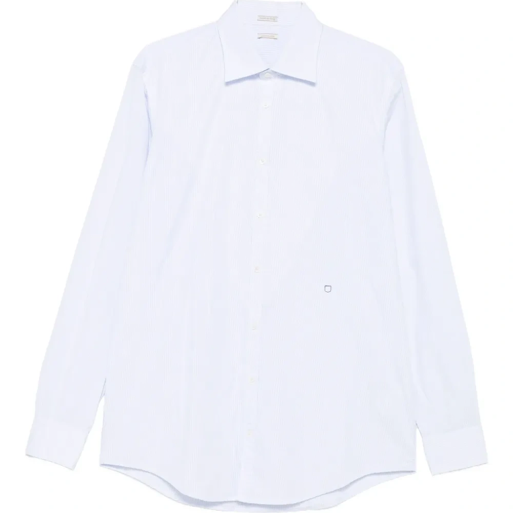 Полосатая рубашка с длинными рукавами