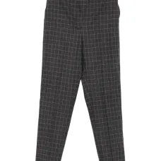 Прямые брюки в клетку Прямые брюки в клетку