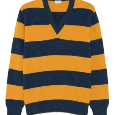 Шерстяной свитер с V-образным вырезом Шерстяной свитер с V-образным вырезом