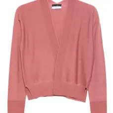 Укороченный кардиган с разрезами