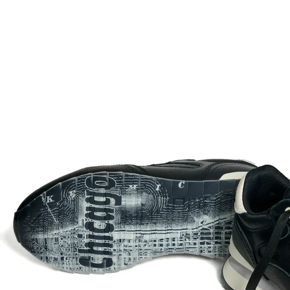 Кроссовки City Chicago с панелями и шнуровкой, подошва 30 мм