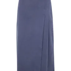 Юбка с запахом и складками Юбка с запахом и складками